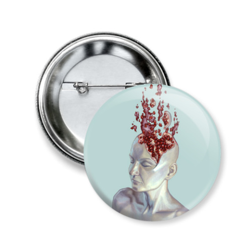 Значок 50мм с принтом Просветление