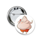 Значок 37 мм Fat boy