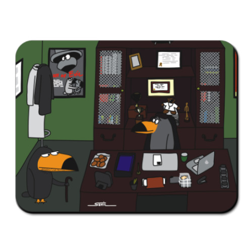 Коврик для мыши с принтом House