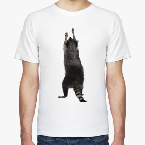 Футболка с принтом Енот