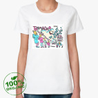 Женская футболка органик