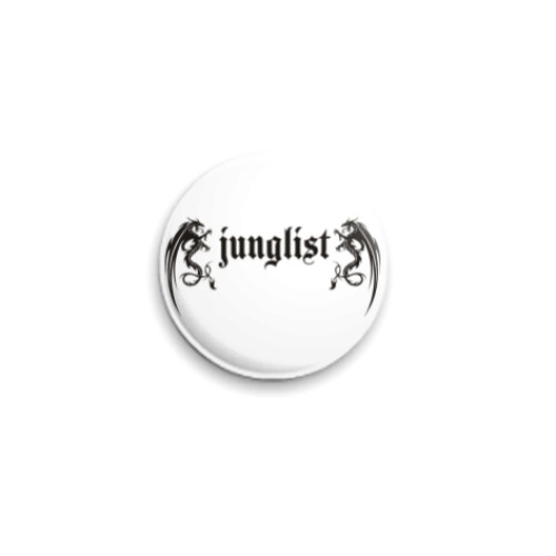 Значок 25мм с принтом  Junglist