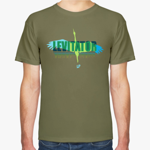 Футболка с принтом LEVITATOR