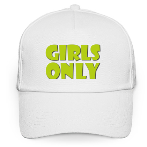 Кепка бейсболка с принтом GIRLS ONLY!