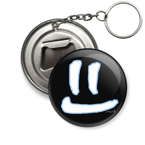 Брелок-открывашка с принтом Чистая улыбка