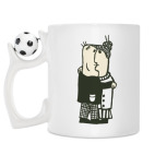 Кружка с футбольным мячиком