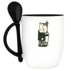 Кружка с ложкой