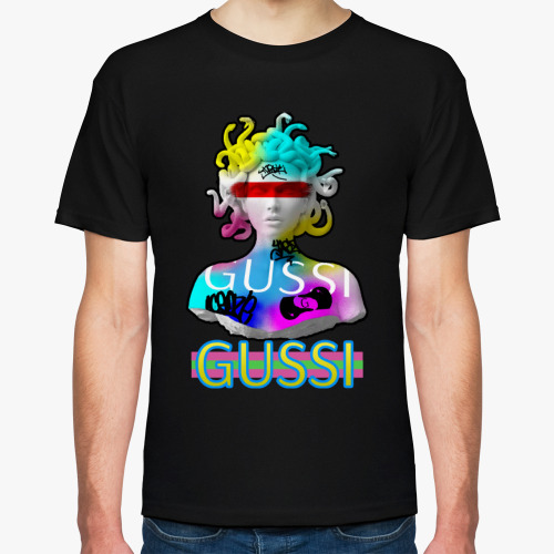 Футболка с принтом Gussi