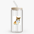 Банка с бамбуковой крышкой