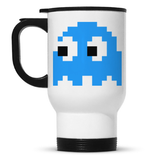 Кружка-термос с принтом  Pacman Inky