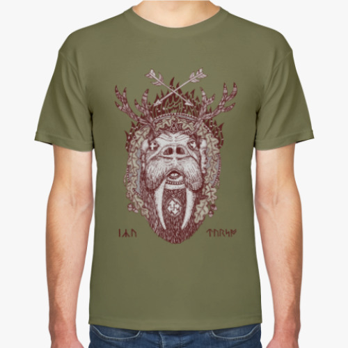 Футболка с принтом Iku-Turso