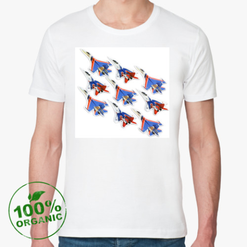 Футболка из органик-хлопка с принтом  БРИЛЛИАНТ