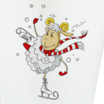 Овечка на коньках