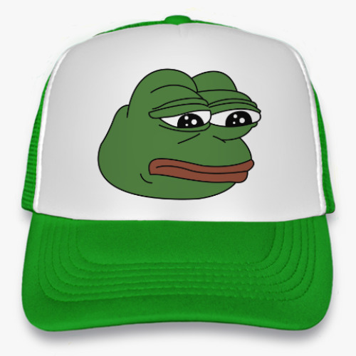 Кепка-тракер с принтом Грустная лягушка