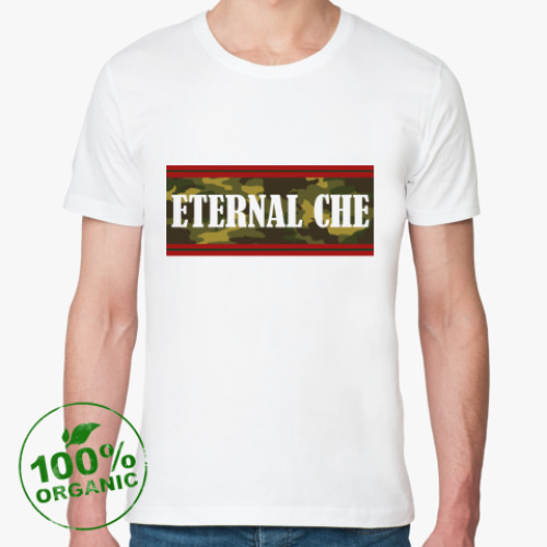 Футболка из органик-хлопка с принтом Velvet Pin - Eternal Che