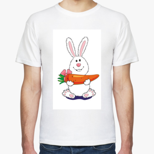 Футболка с принтом Кролик