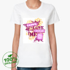 Женская футболка органик