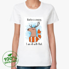 Женская футболка органик