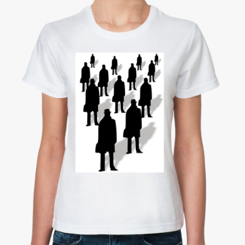 Классическая футболка с принтом Клерки ночи