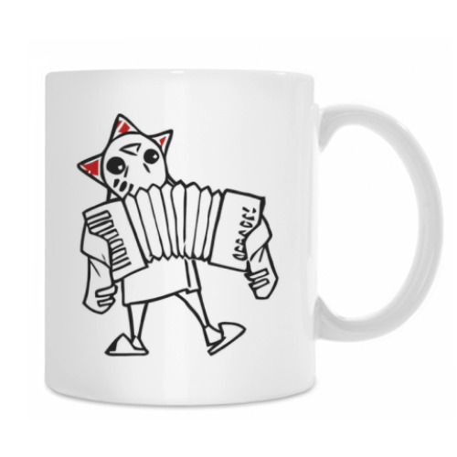 Кружка с принтом Галактеко Опасносте!