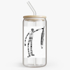 Банка с бамбуковой крышкой