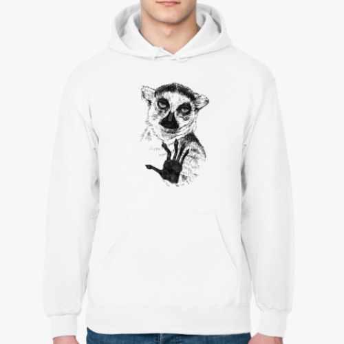 Толстовка худи с принтом Узбагойся!