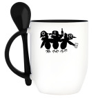 Кружка с ложкой