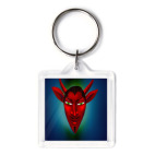 Красный улыбающийся демон