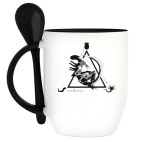 Кружка с ложкой