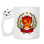 Кружка с футбольным мячиком