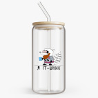 Банка с бамбуковой крышкой