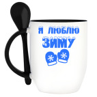 Кружка с ложкой