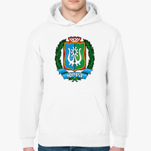 Толстовка худи с принтом Герб ХМАО