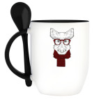 Кружка с ложкой