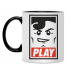 Кружка двухцветная