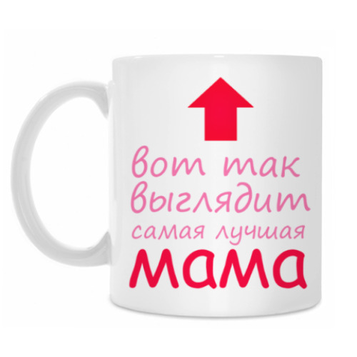 Кружка с принтом Самая лучшая мама