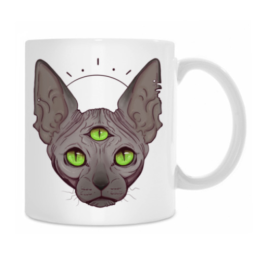 Кружка с принтом Сфинкс