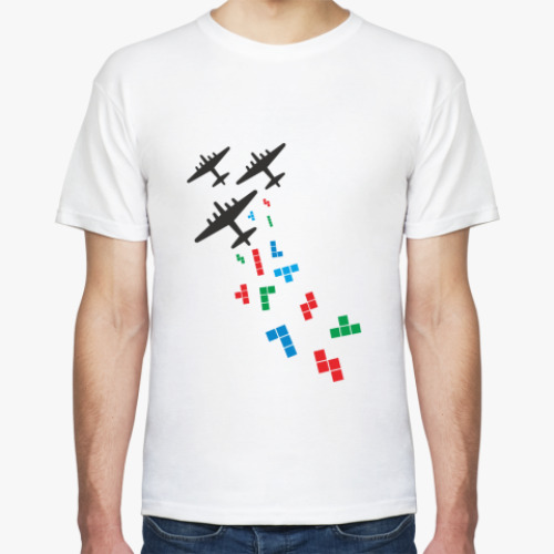 Футболка с принтом Tetris
