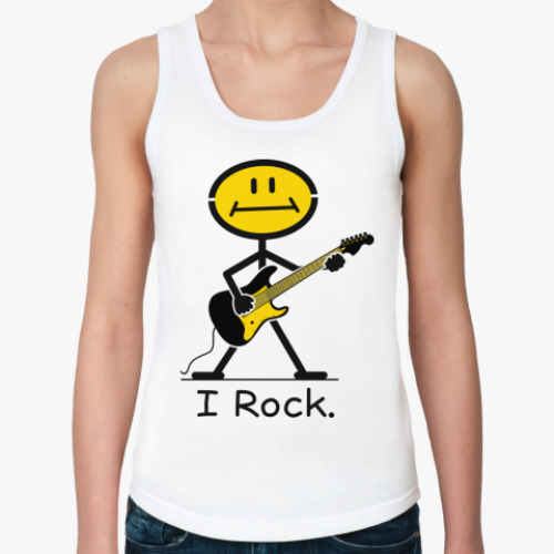 Женская майка с принтом I Rock