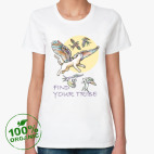 Женская футболка органик