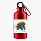 Металлическая бутылка 400 мл UV-DTF