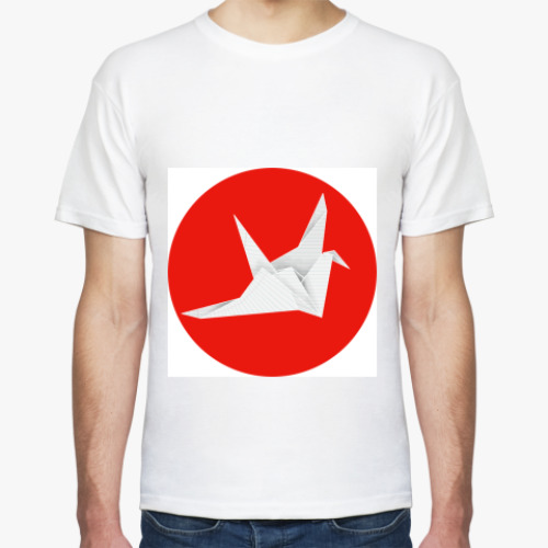 Футболка с принтом Оригами