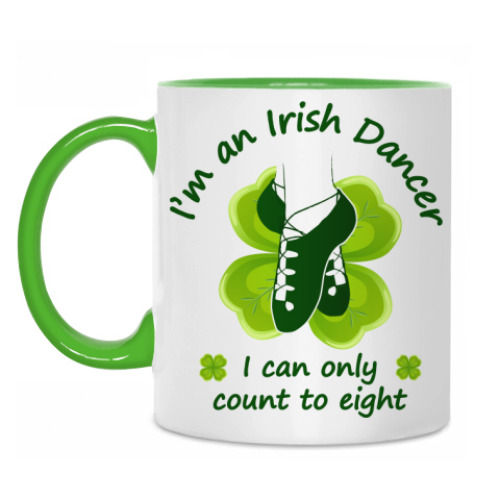 Кружка с принтом 'Irish dancer count'