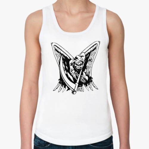 Женская майка с принтом Ангел Смерти