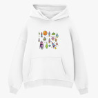 Толстовка худи оверсайз