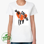 Женская футболка органик