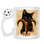 Кружка с футбольным мячиком