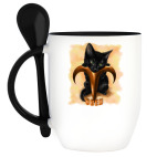 Кружка с ложкой