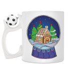 Кружка с футбольным мячиком