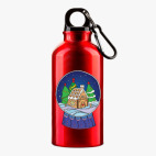 Металлическая бутылка 400 мл UV-DTF